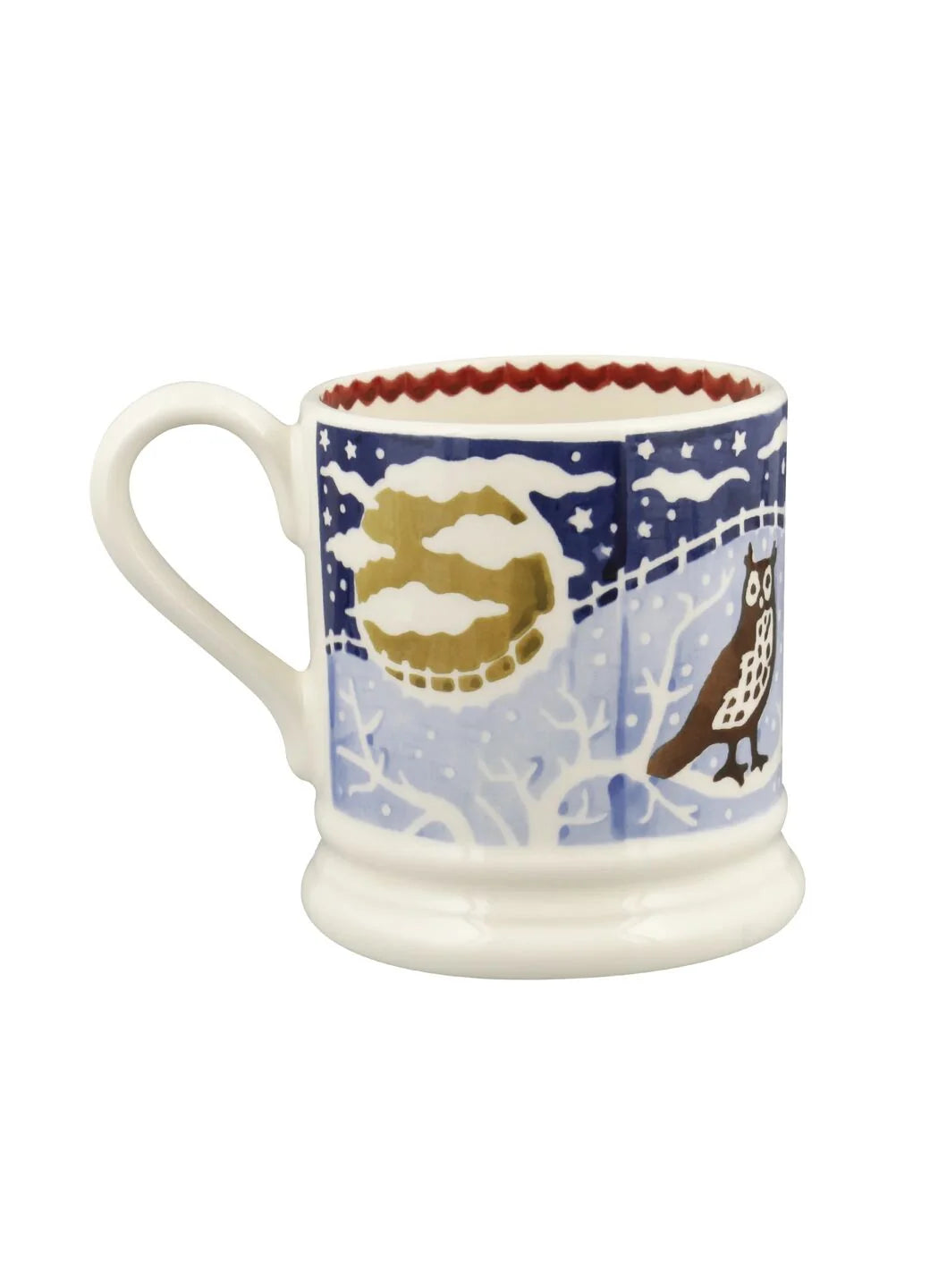 Emma Bridgewater Christmas Icons Owl 1/2 Pint Mug