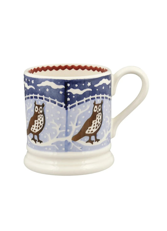 Emma Bridgewater Christmas Icons Owl 1/2 Pint Mug