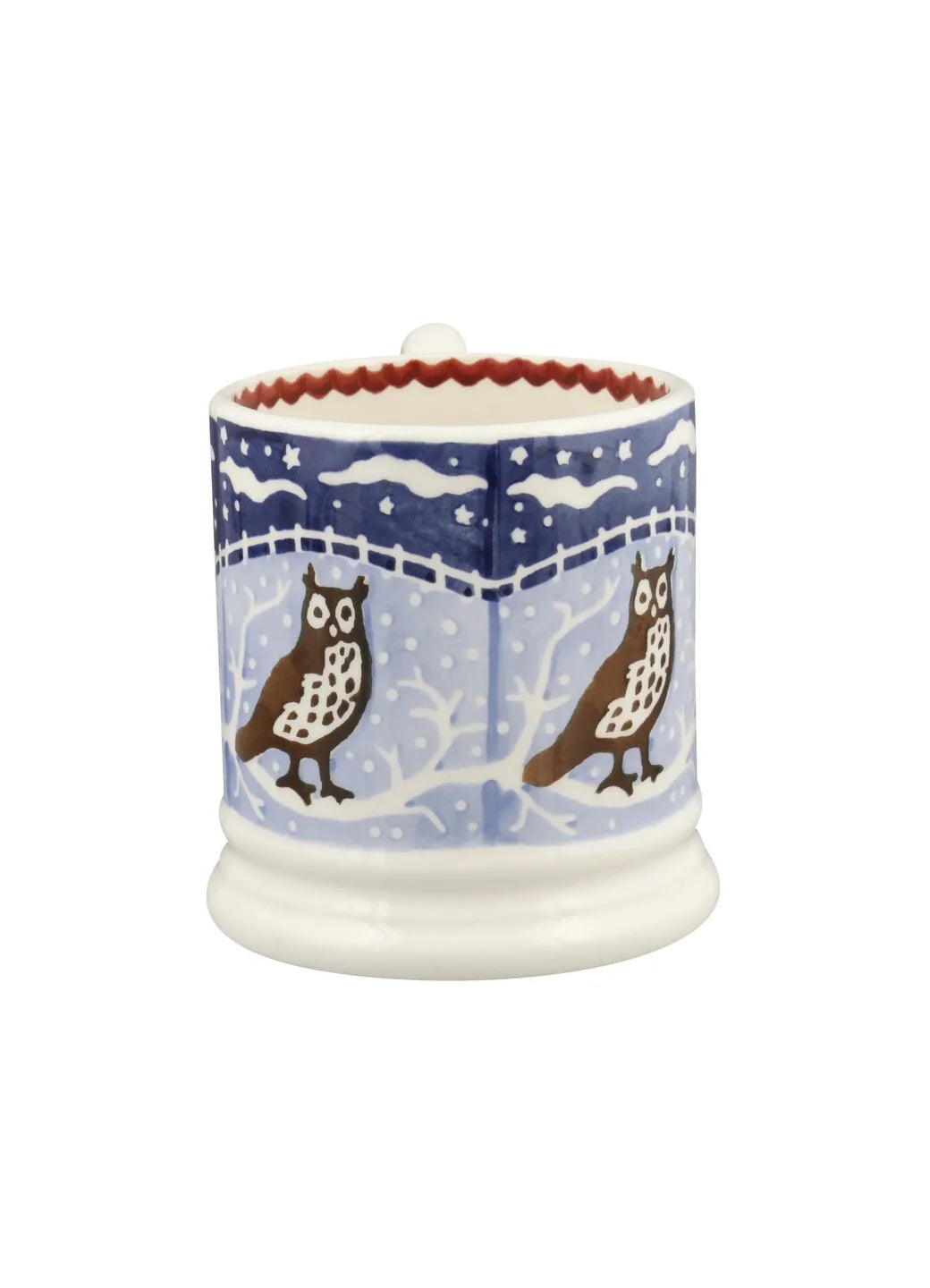 Emma Bridgewater Christmas Icons Owl 1/2 Pint Mug