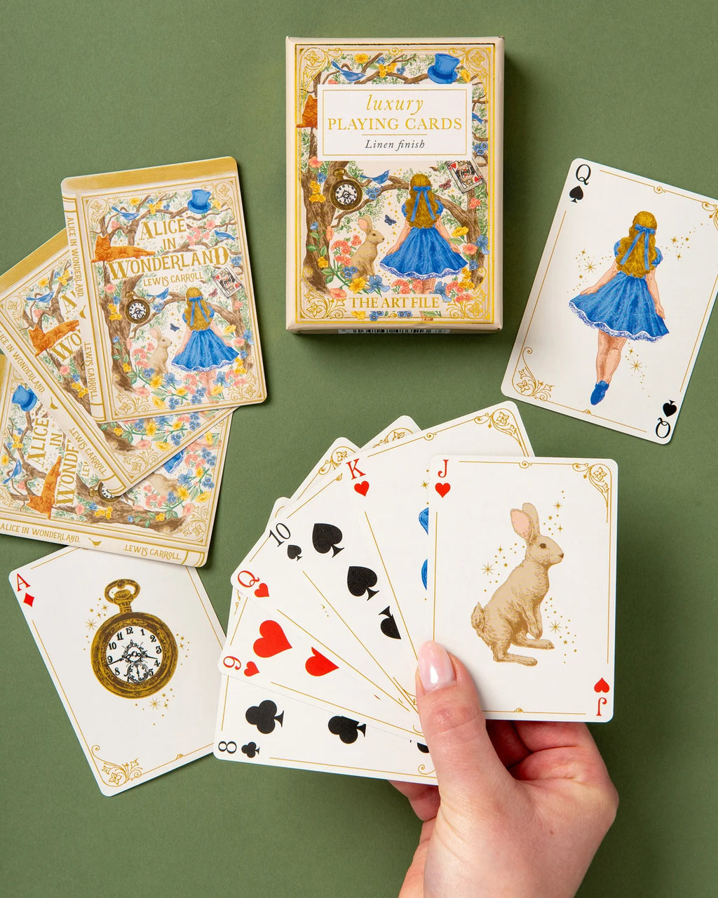 Alice In Wonderland Storybook Playing Cards