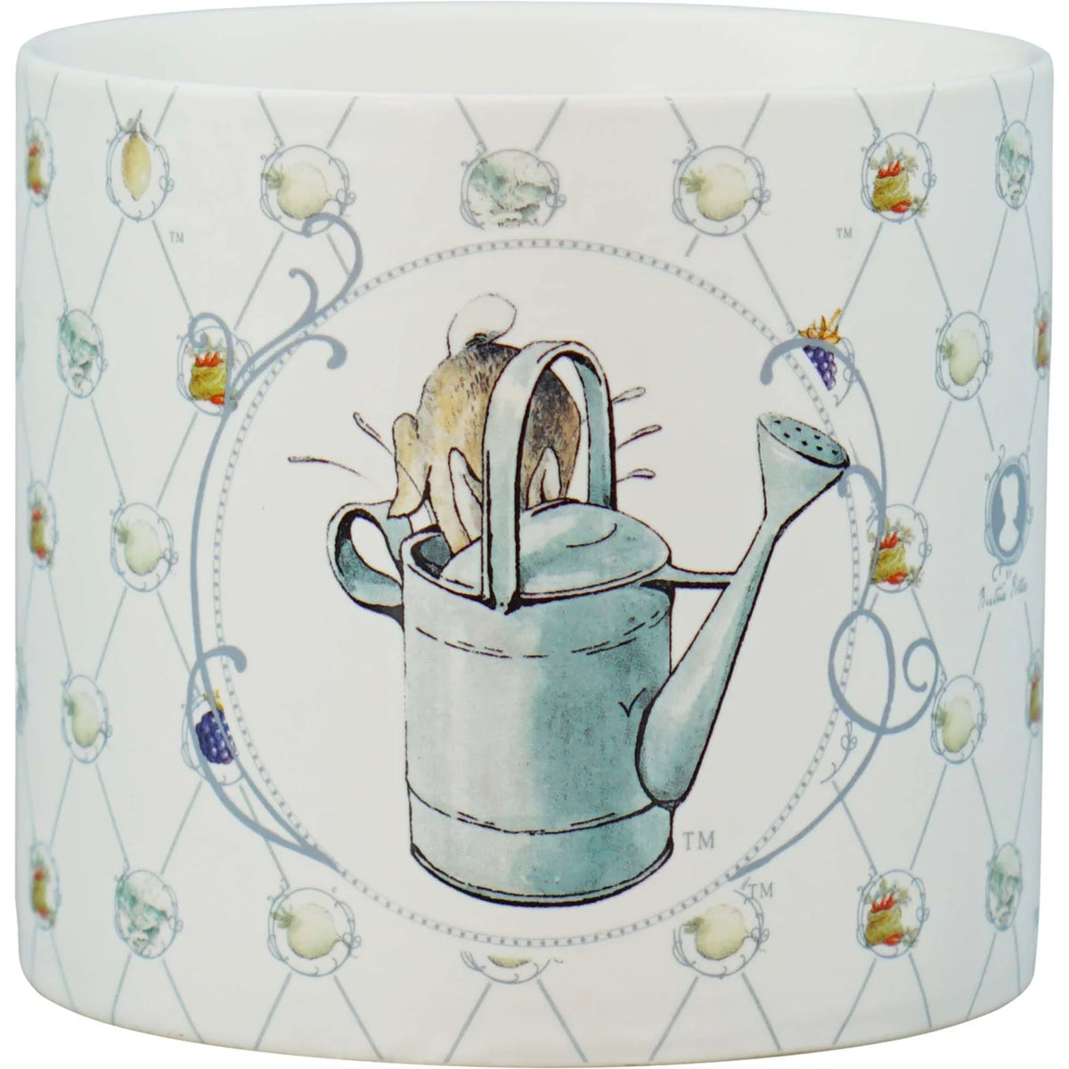 Peter Rabbit Watering Can 10cm Ceramic Plant Pot