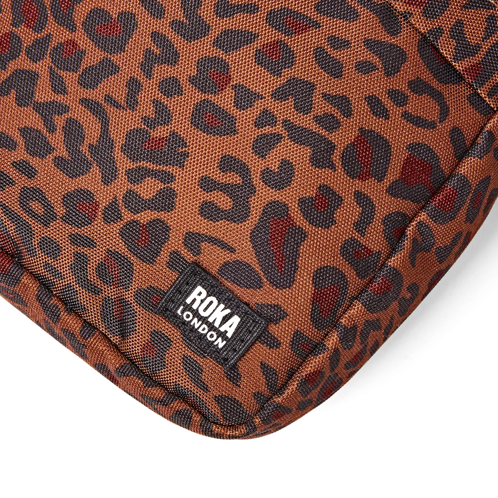 Roka Bond Crossbody Bag in Mini Leopard Canvas