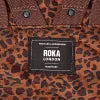 Roka Canfield Small Backpack in Mini Leopard Canvas