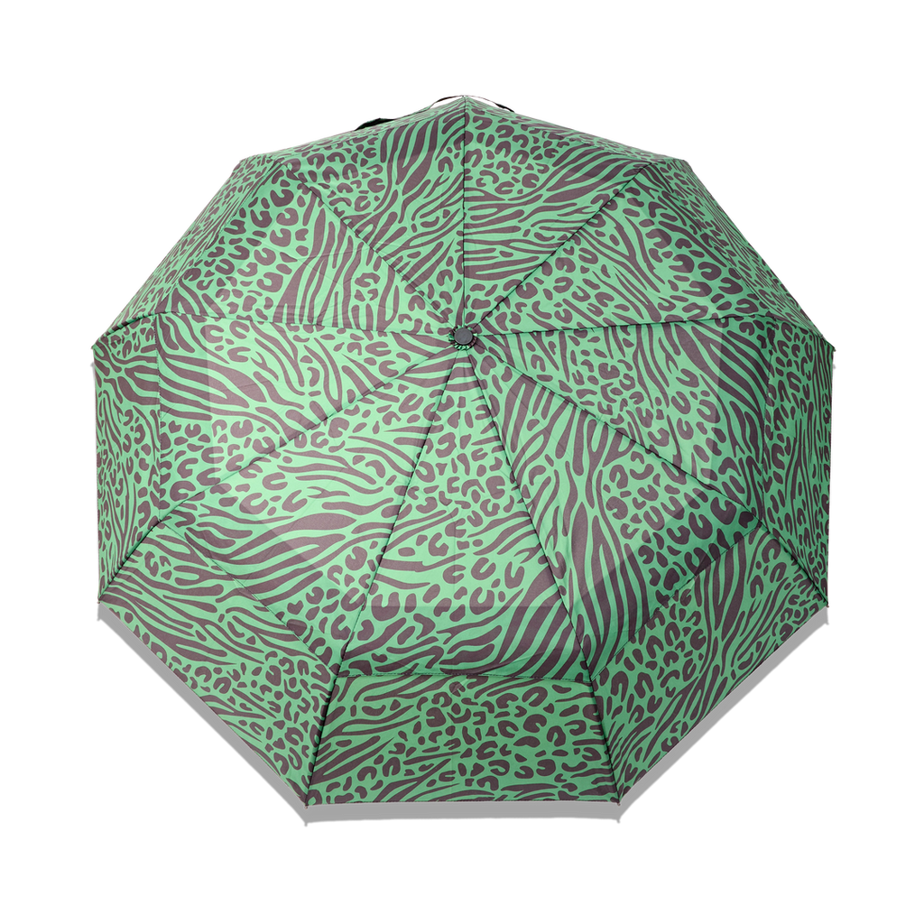 Roka Umbrella In Mixed Animal Artichoke Pongee