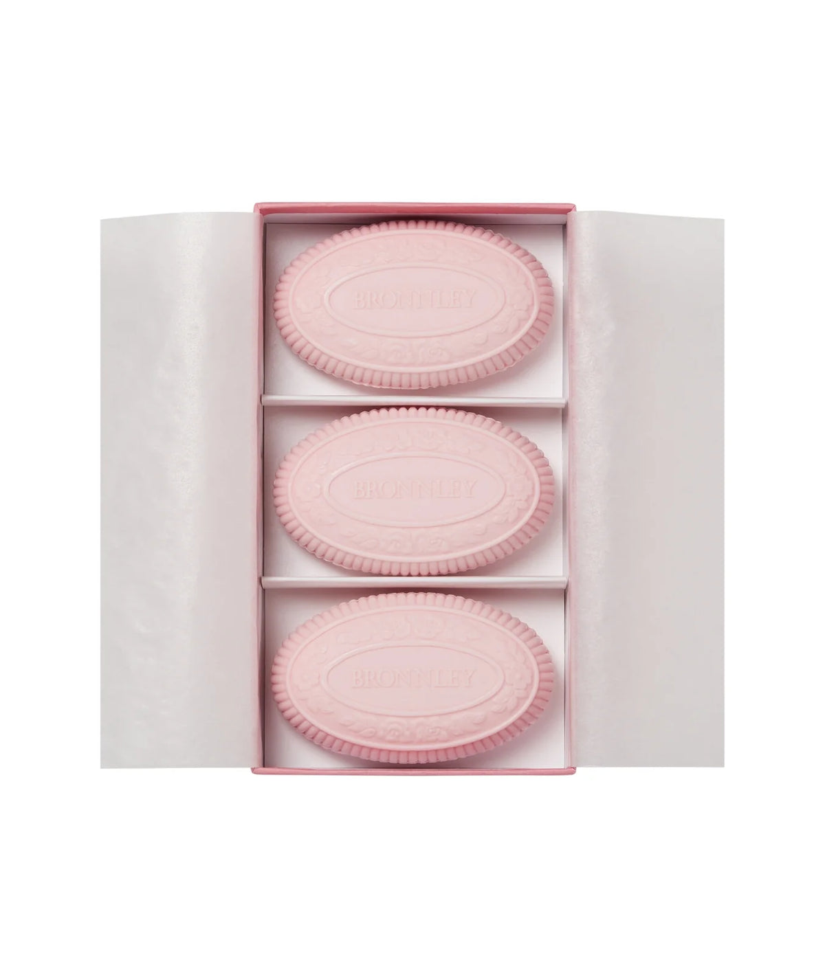 Bronnley Rose Soap Gift Set - 3 x 100g