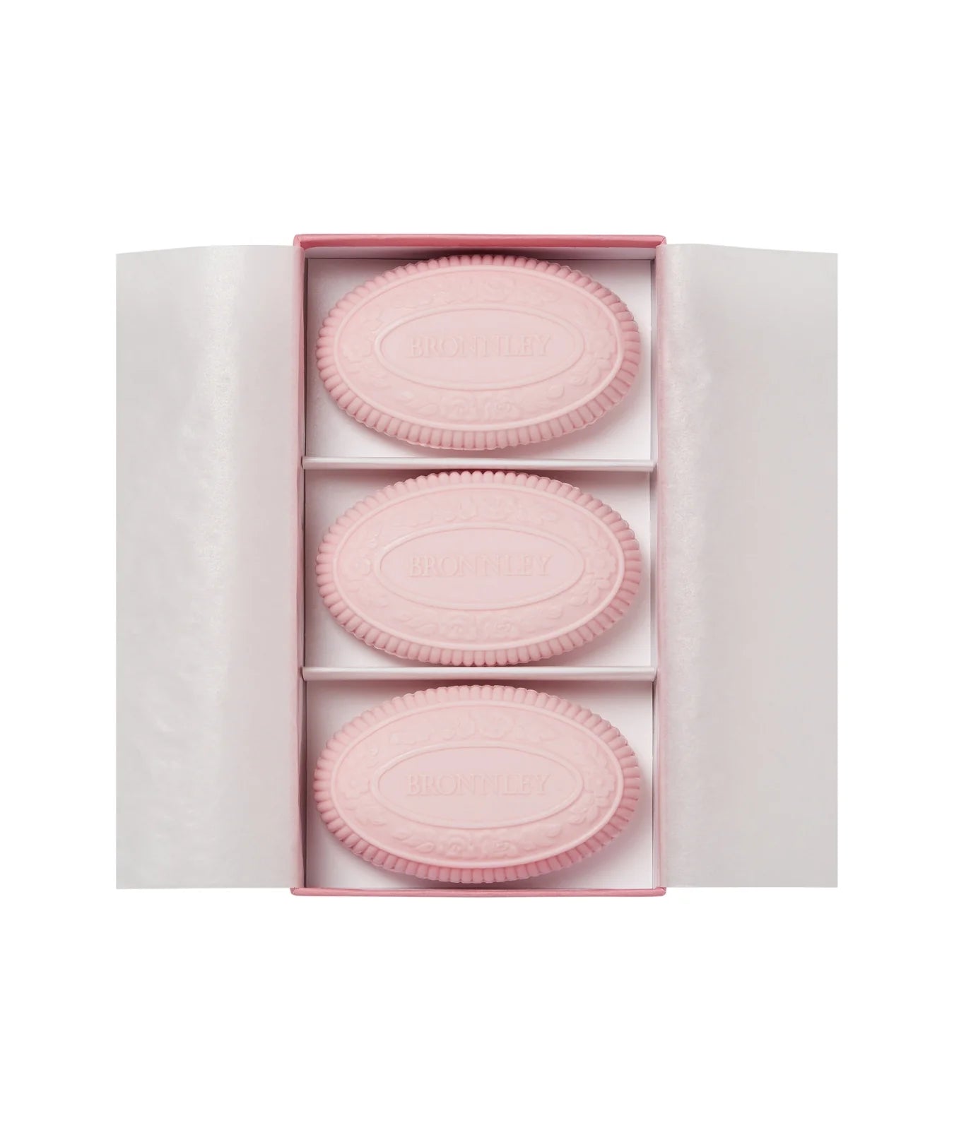 Bronnley Rose Soap Gift Set - 3 x 100g