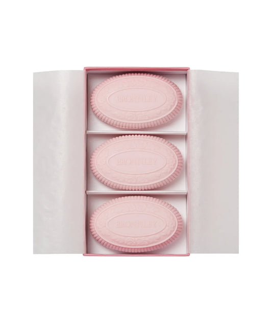Bronnley Rose Soap Gift Set - 3 x 100g