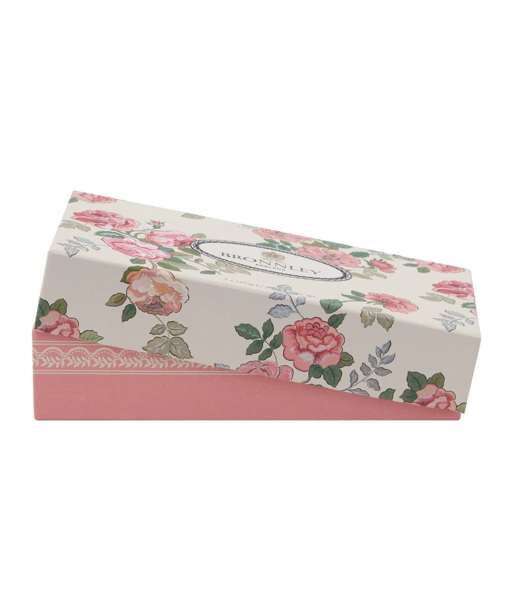 Bronnley Rose Soap Gift Set - 3 x 100g