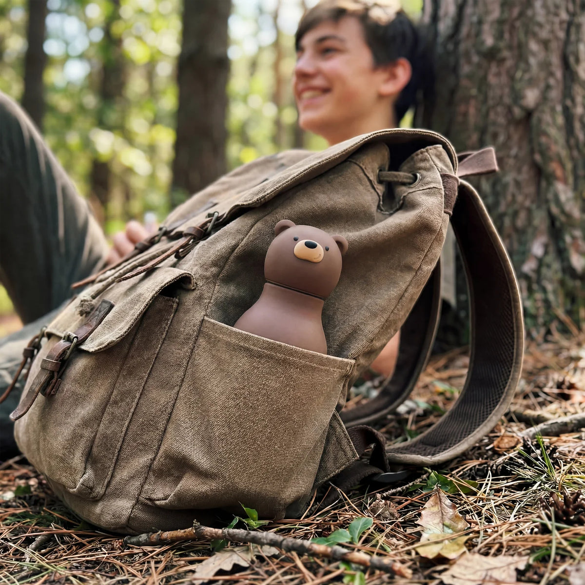 Brown Bear Bestie Bottle - Asobu