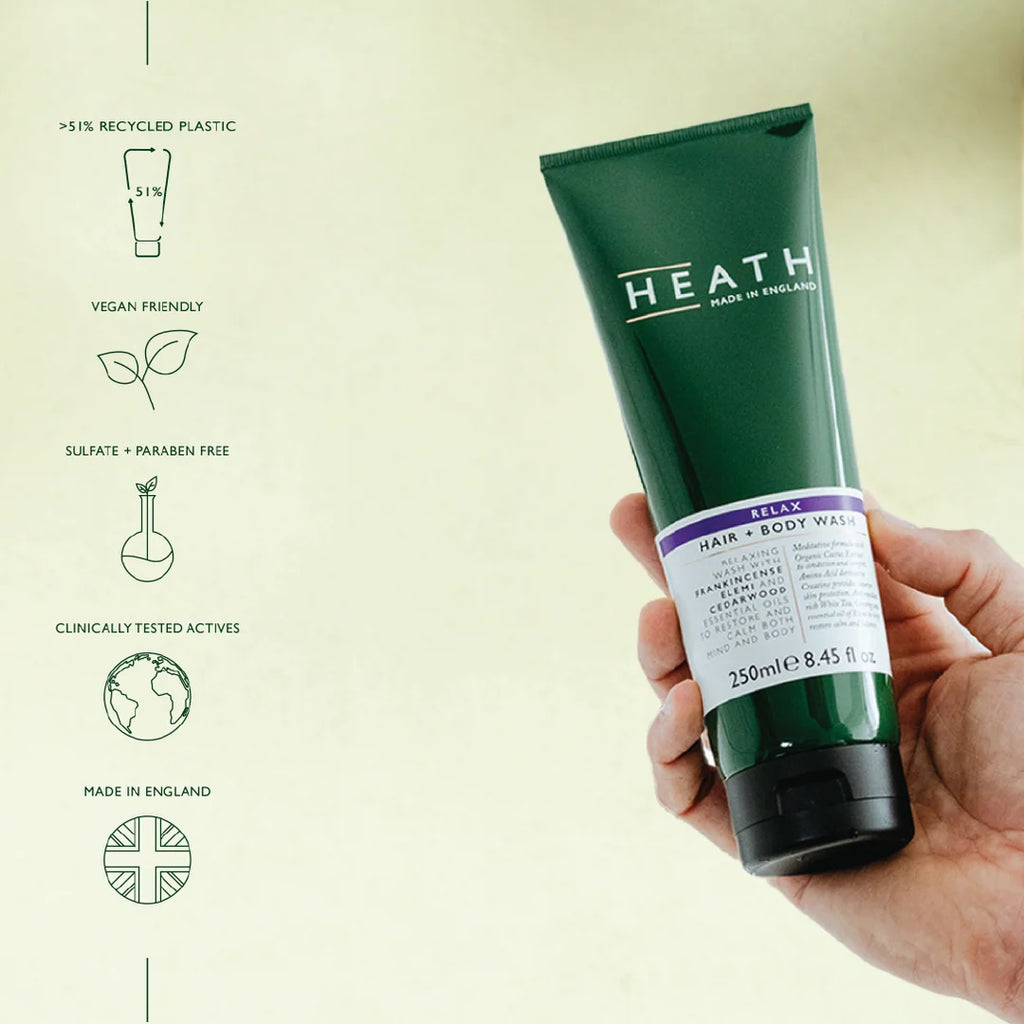 Heath Relax Hair + Body Wash