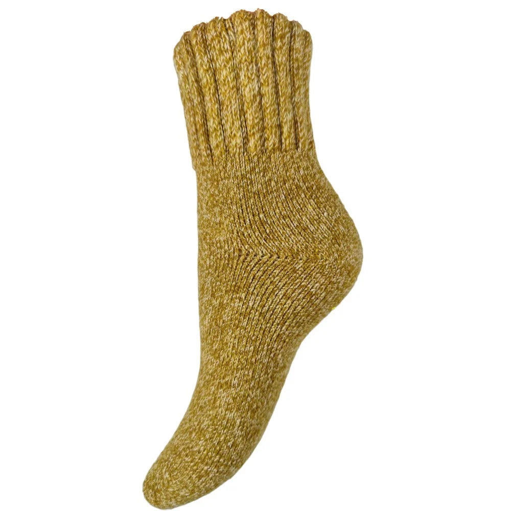 Gemjar Mustard wool blend socks - UK 4-7