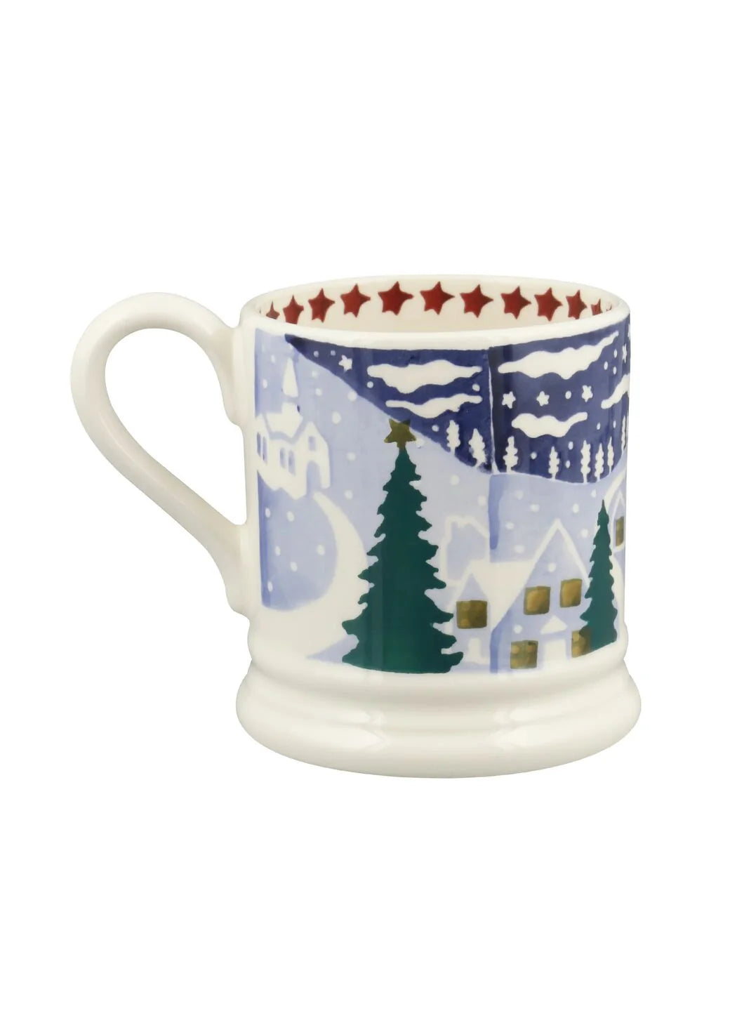 Emma Bridgewater Christmas Icons Winter Village 1/2 Pint Mug
