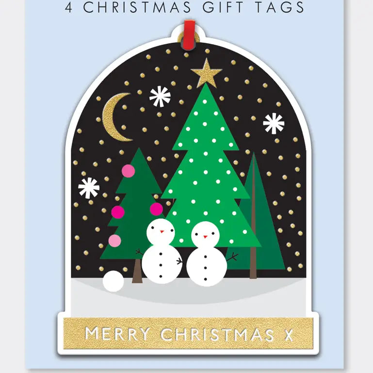 Gift Tag - Snow Globe
