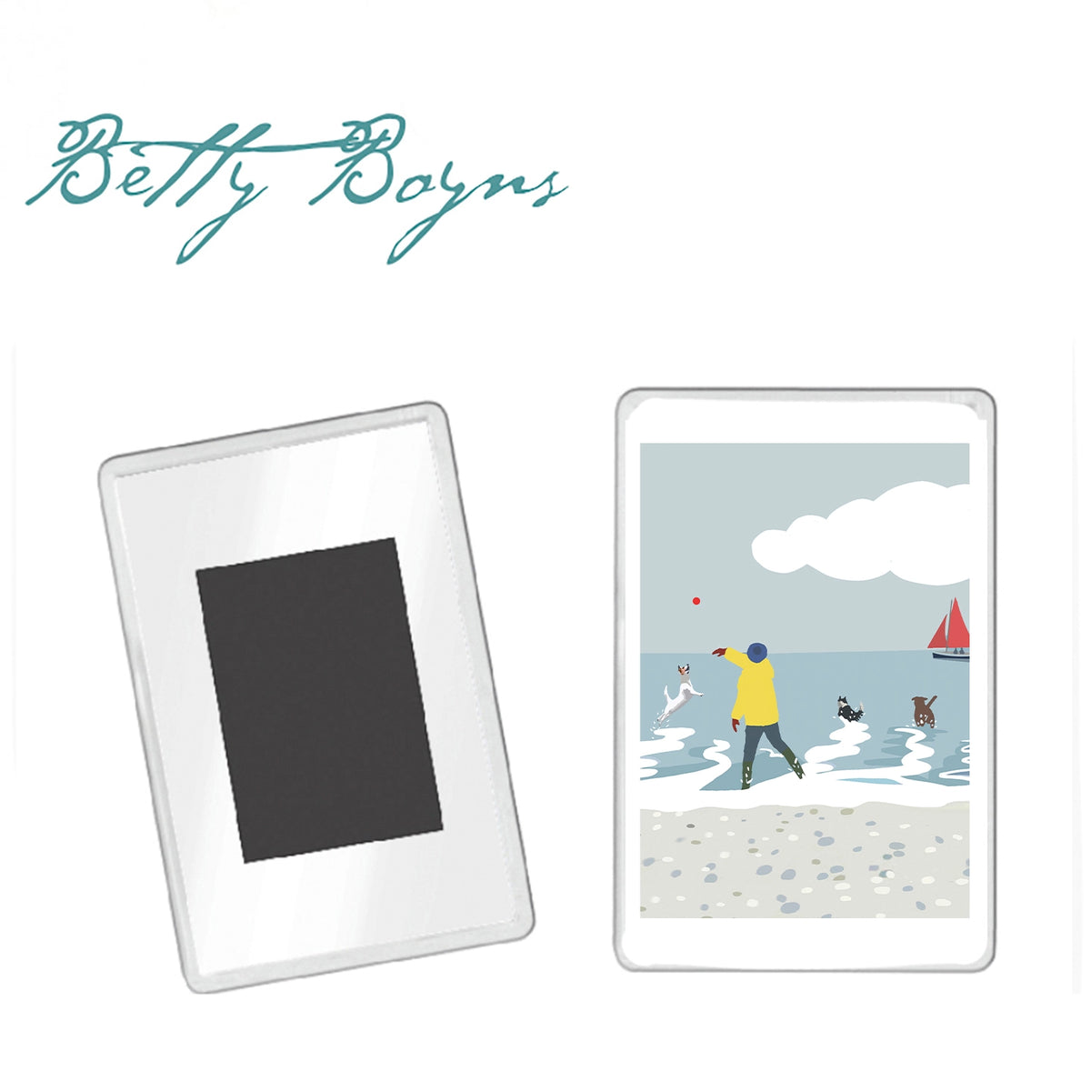 Budleigh Salterton Fridge Magnet - various styles