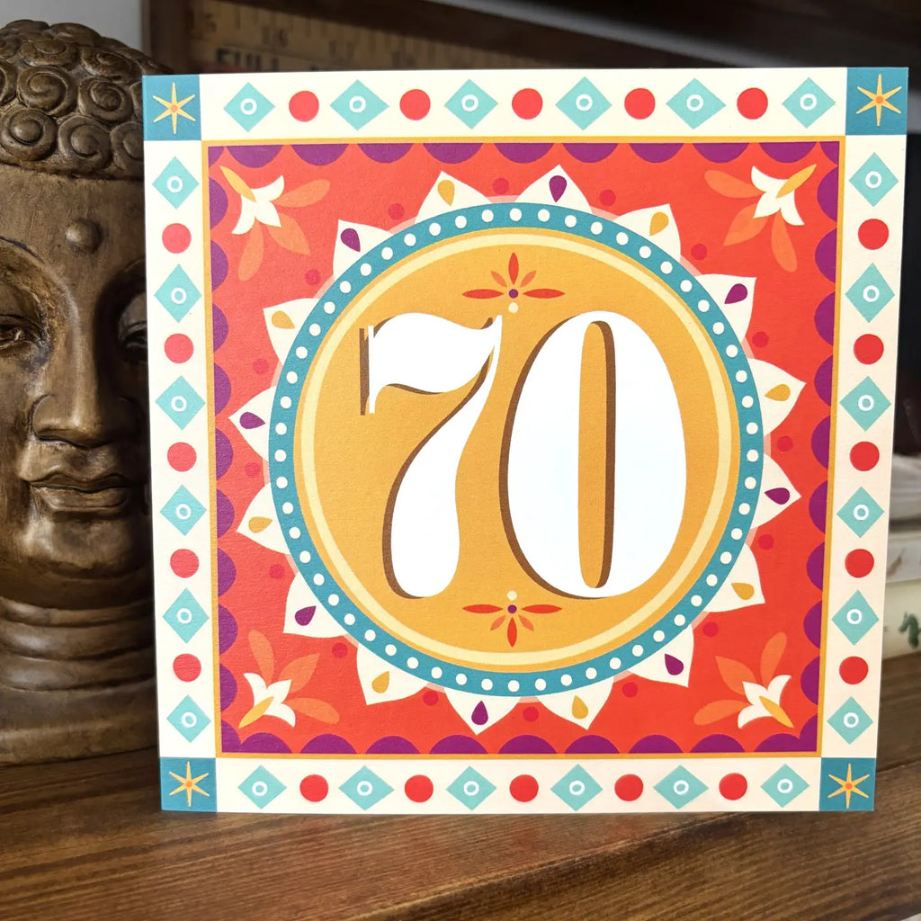 70th - Birthday Card