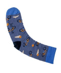 Doris & Dude Blue Bike Socks - UK 7-11