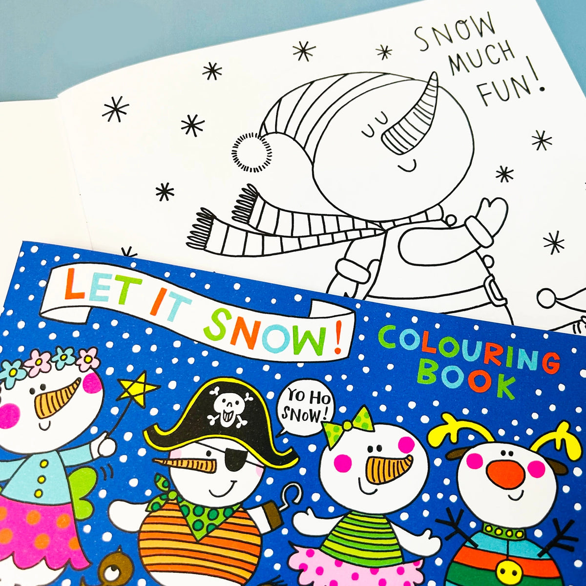 Children's Christmas Colouring Book - Let It Snow Snowman