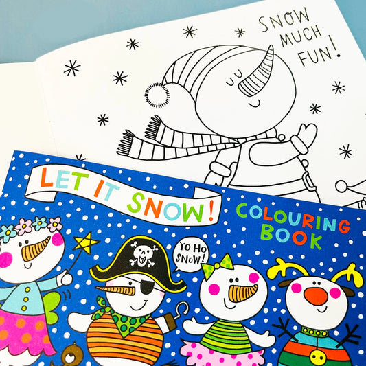 Children's Christmas Colouring Book - Let It Snow Snowman