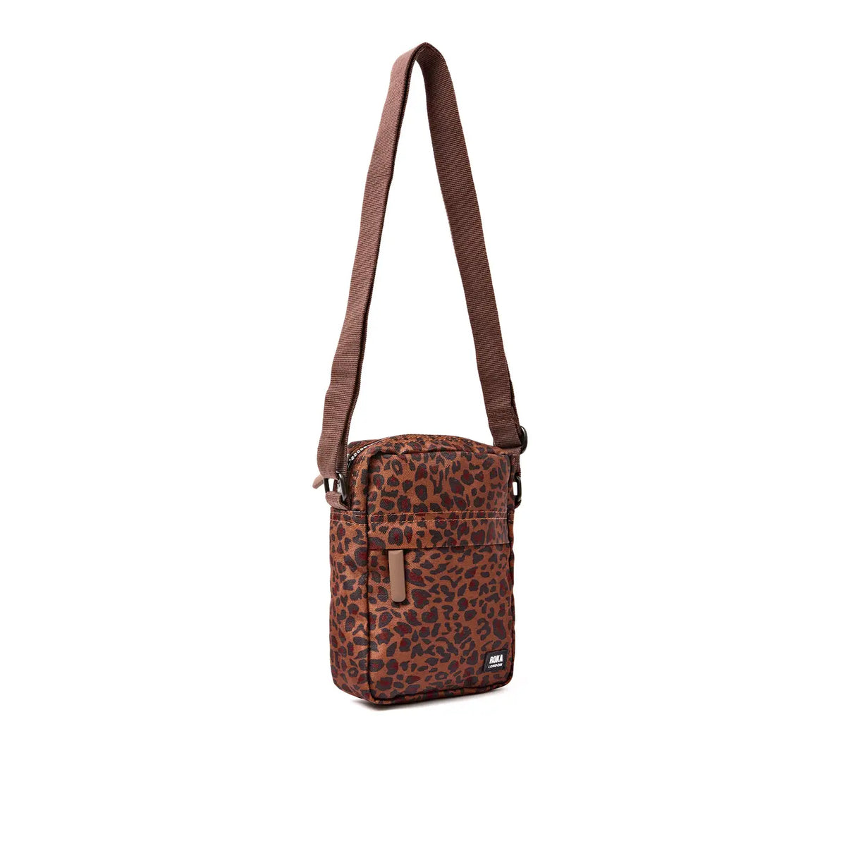 Roka Bond Crossbody Bag in Mini Leopard Canvas