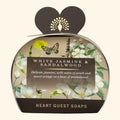 Signature White Jasmine and Sandalwood Heart Guest Soaps