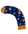 Doris & Dude Navy Crabs Socks - UK 7-11