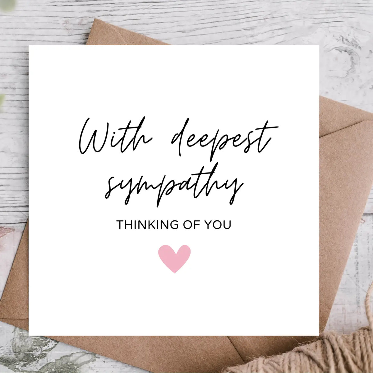 Sympathy Card / Bereavement Card