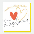 To My Husband Anniversary Card