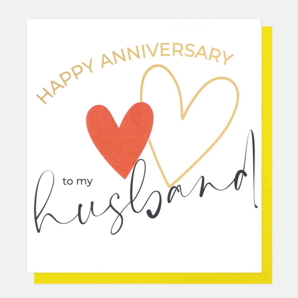 To My Husband Anniversary Card