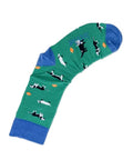 Doris & Dude Green Dog Socks - UK 3-7