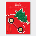 Gift Tag - Christmas Tree & Car
