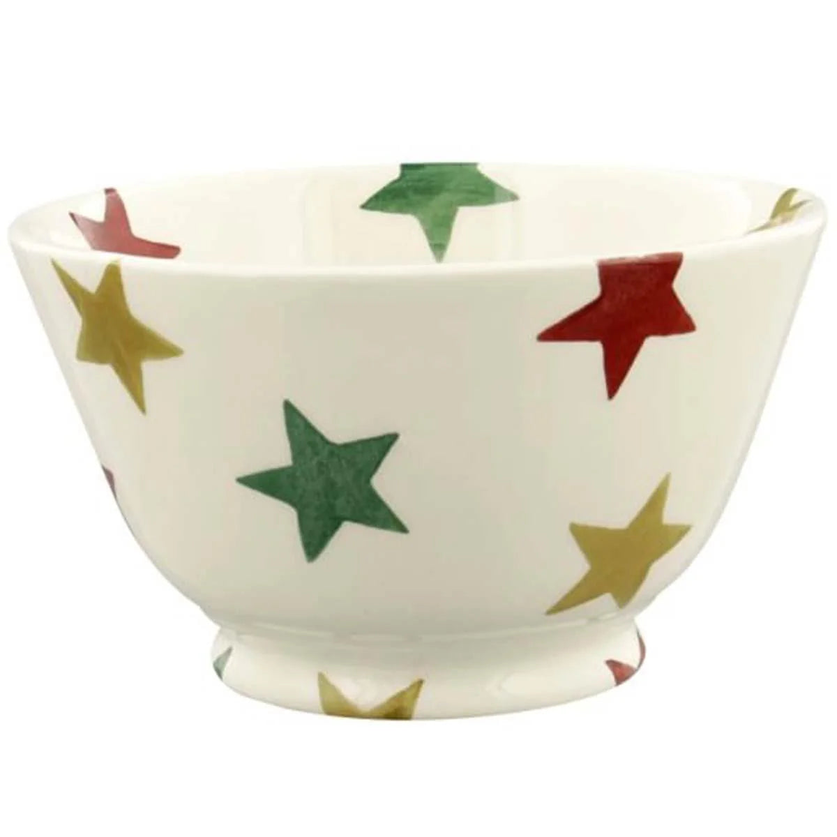Emma Bridgewater Red Green & Gold Star Small Old Bowl