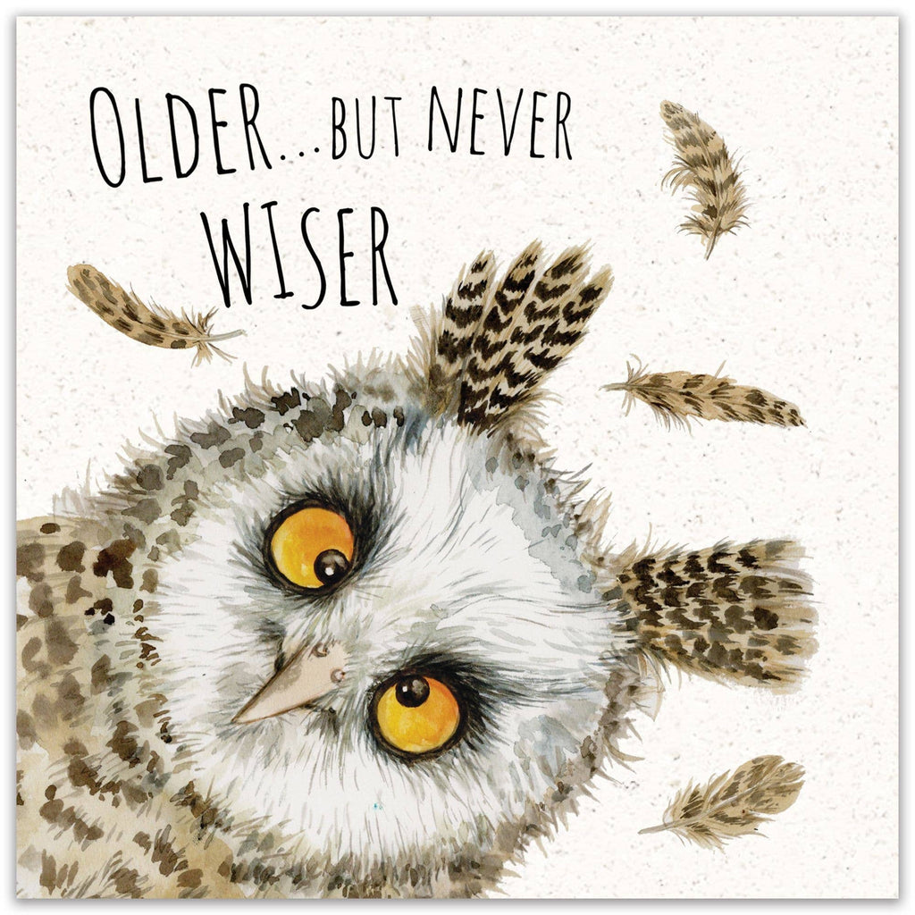 Funny Card Owl Never Wiser