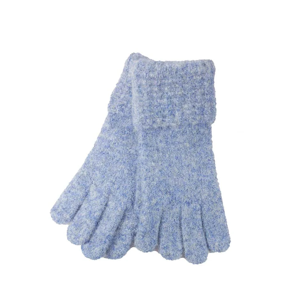 Blue Boucle Gloves