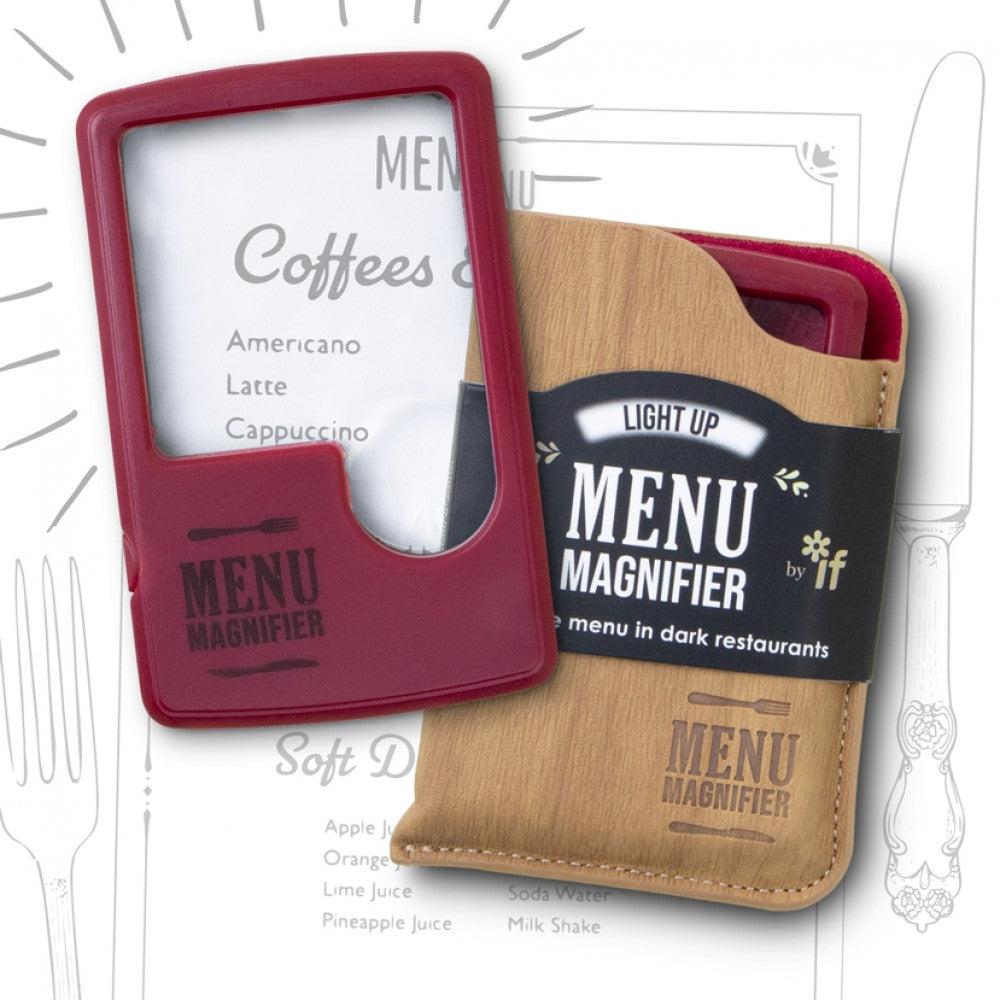 Light Up Menu Magnifier - Wine