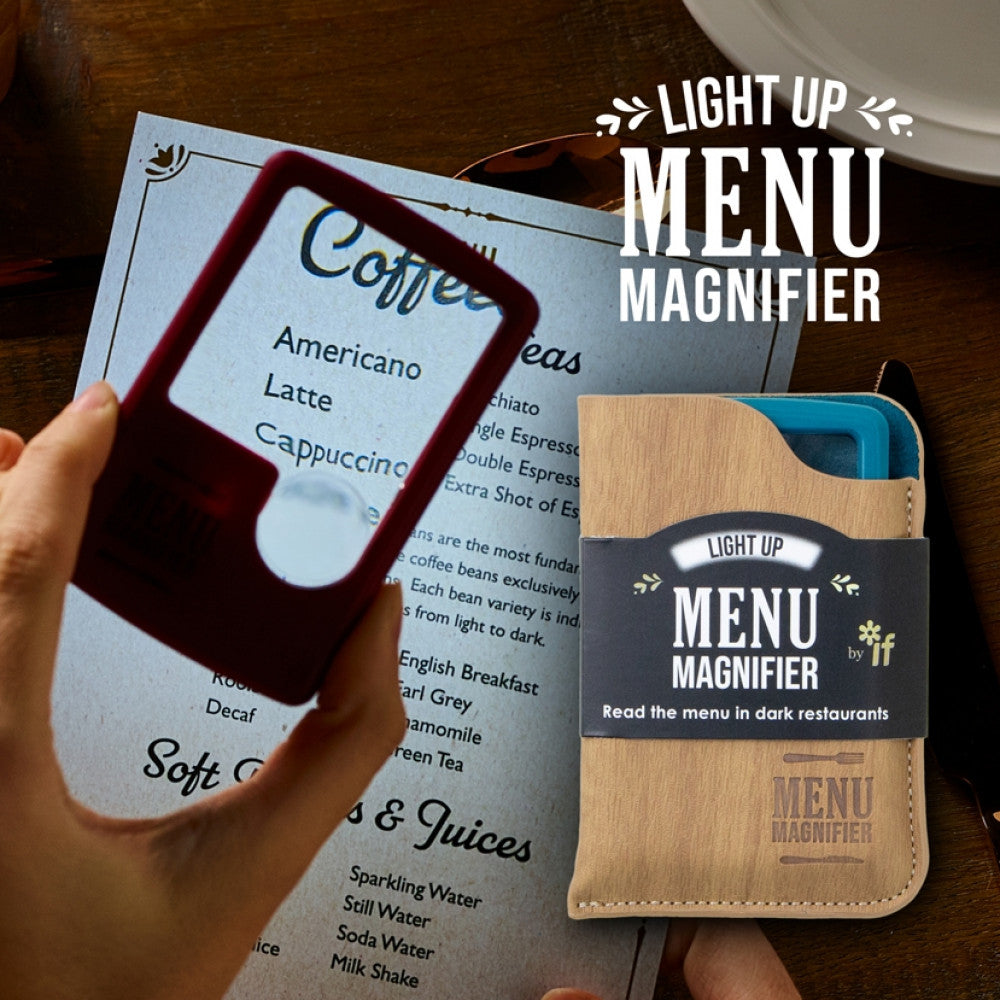 Light Up Menu Magnifier - Wine
