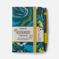 Bookaroo - A7 Baby Notebook & Pen - Forest &  Chartreuse - Marble