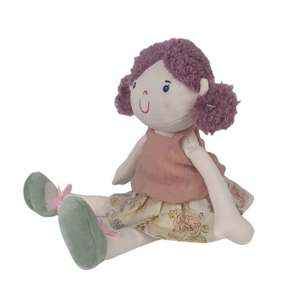 Rag Dolls (30cm - Pastels) - Violet, Lavender and Rosemary