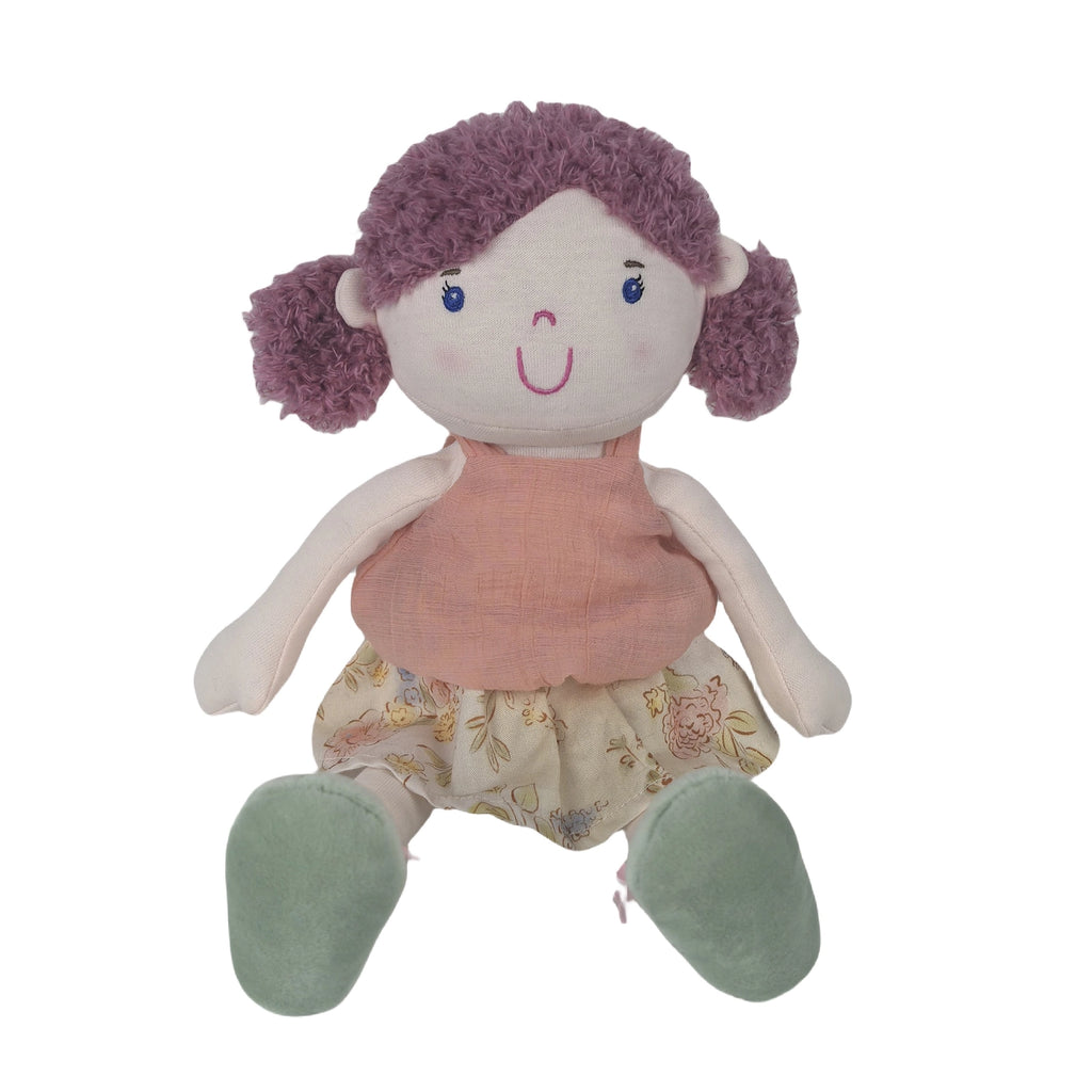 Rag Dolls (30cm - Pastels) - Violet, Lavender and Rosemary