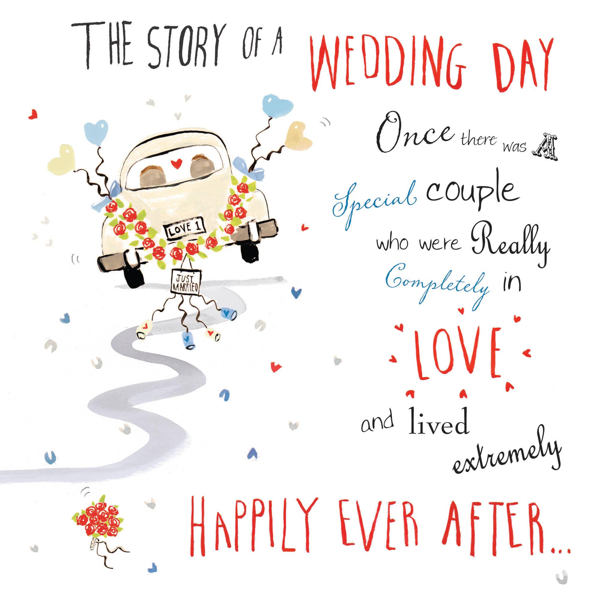 Large Wedding Day Card