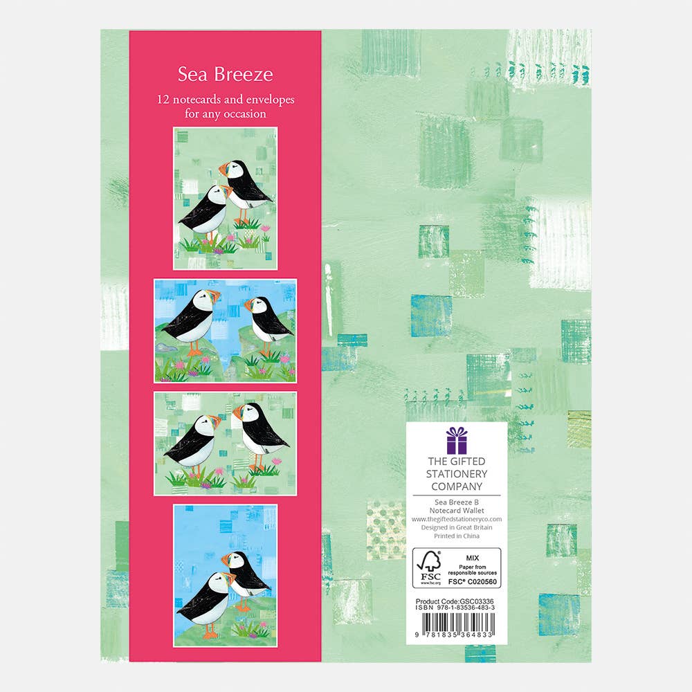 Notecard Wallet - Sea Breeze B
