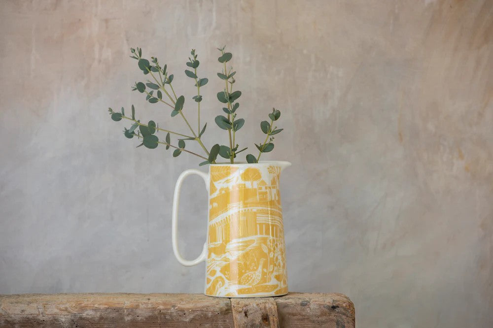Sam Wilson Through The Fields Ochre Small Jug