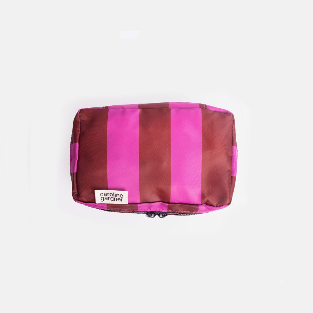 Mono Looped Hearts / Striped Set of 3 Small Packing Cubes