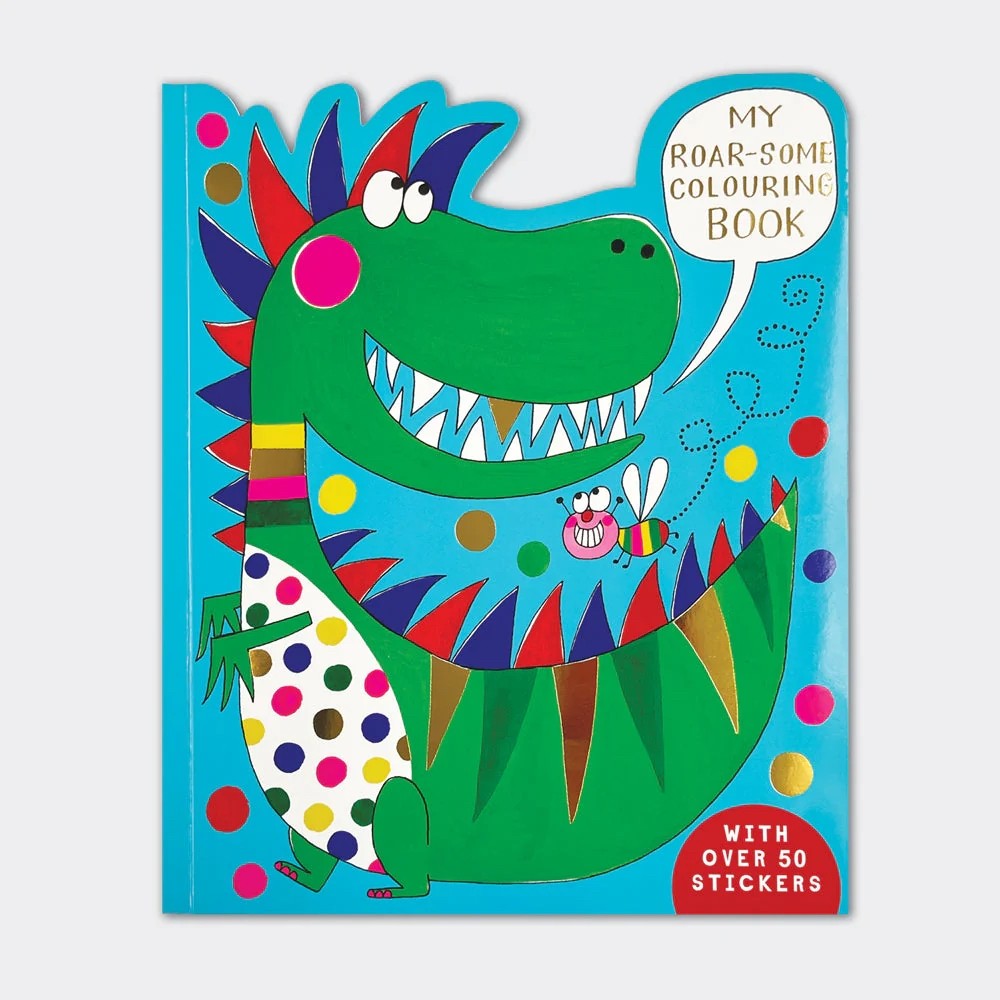 Dinosaur Colouring Book with Stickers