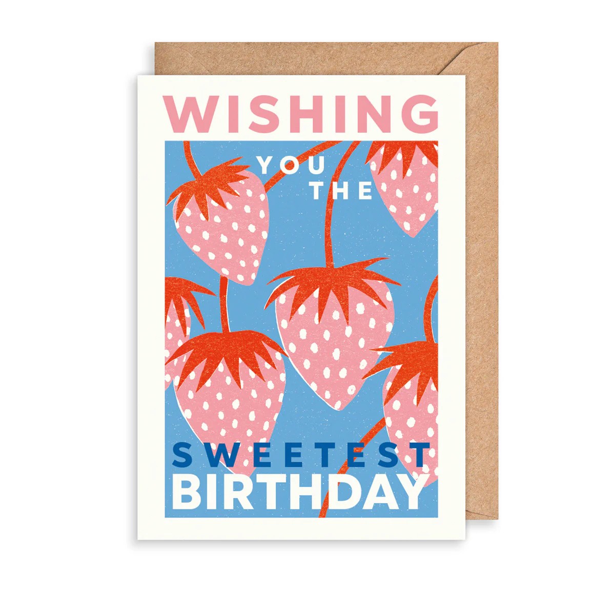 Planted Sweetest Strawberries Birthday Card