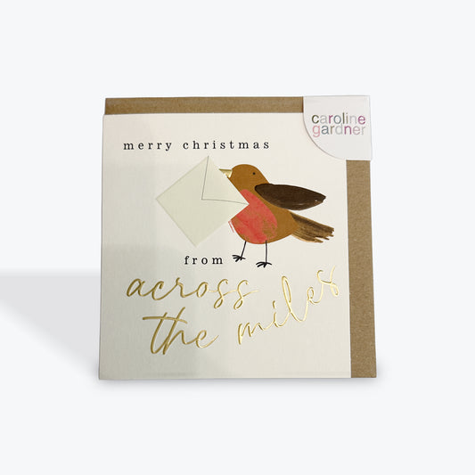 Merry Christmas from across the miles card