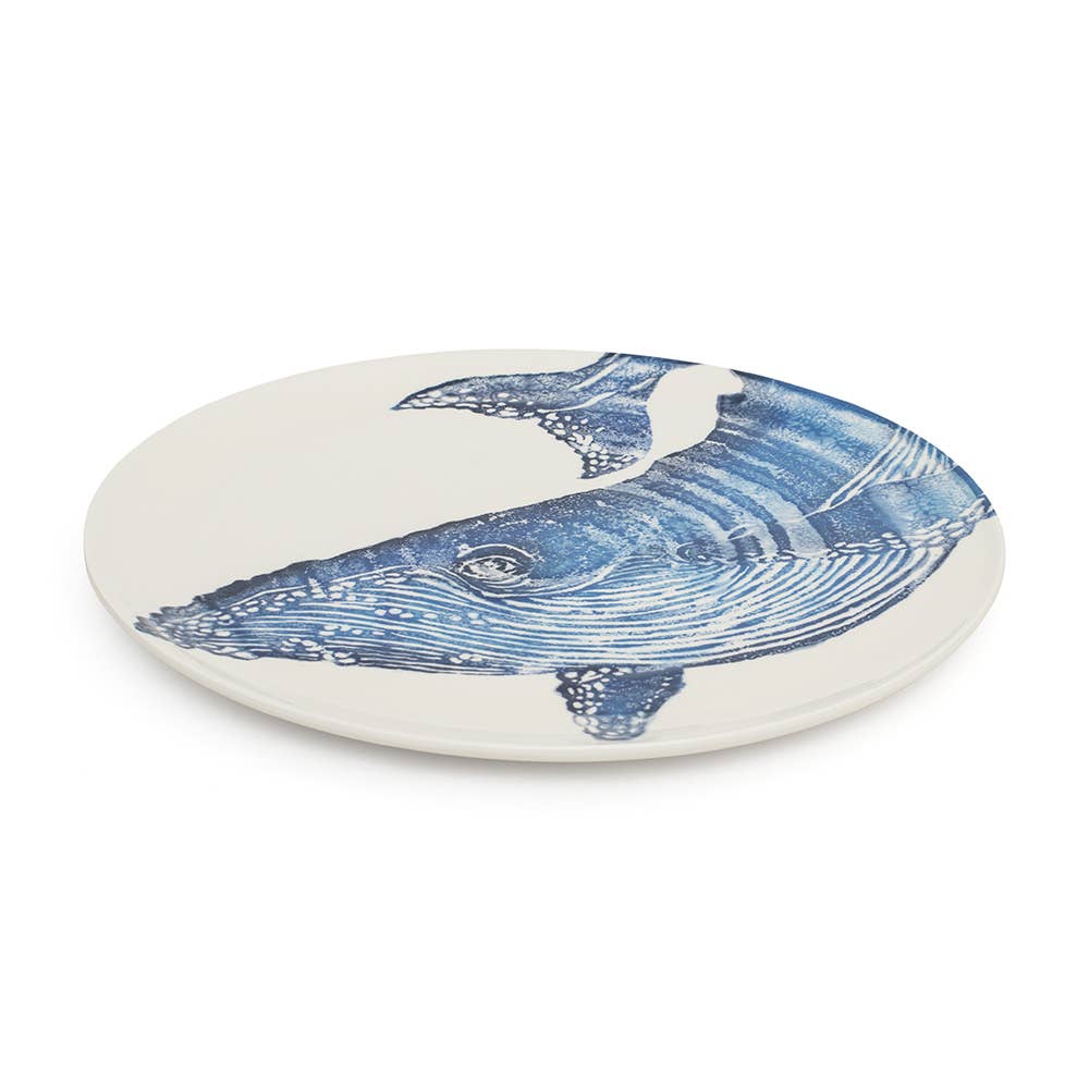 Creatures Platter Whale Blue | Ceramic Serving Platter