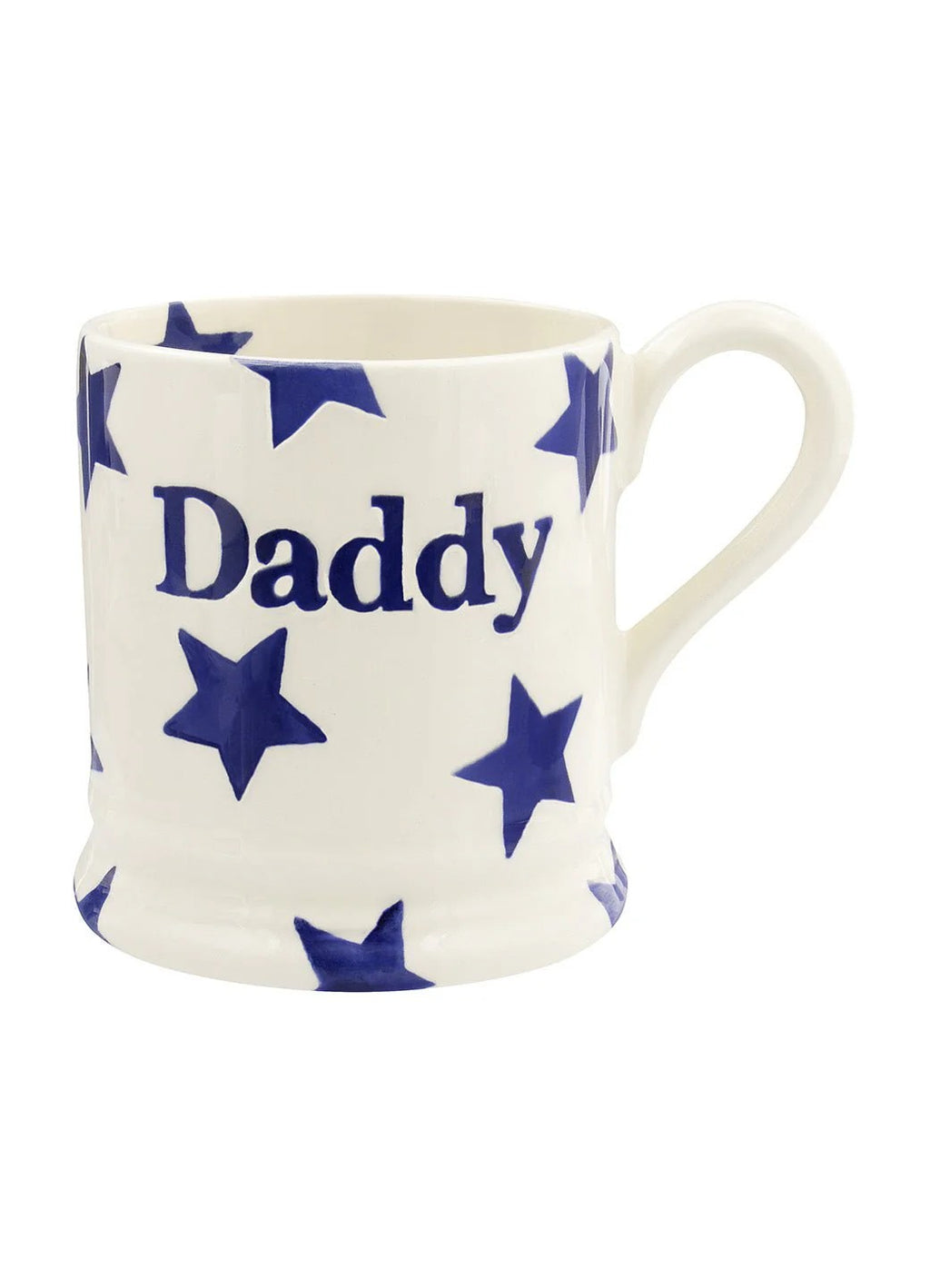 Emma Bridgewater Blue Star Daddy Half Pint Mug
