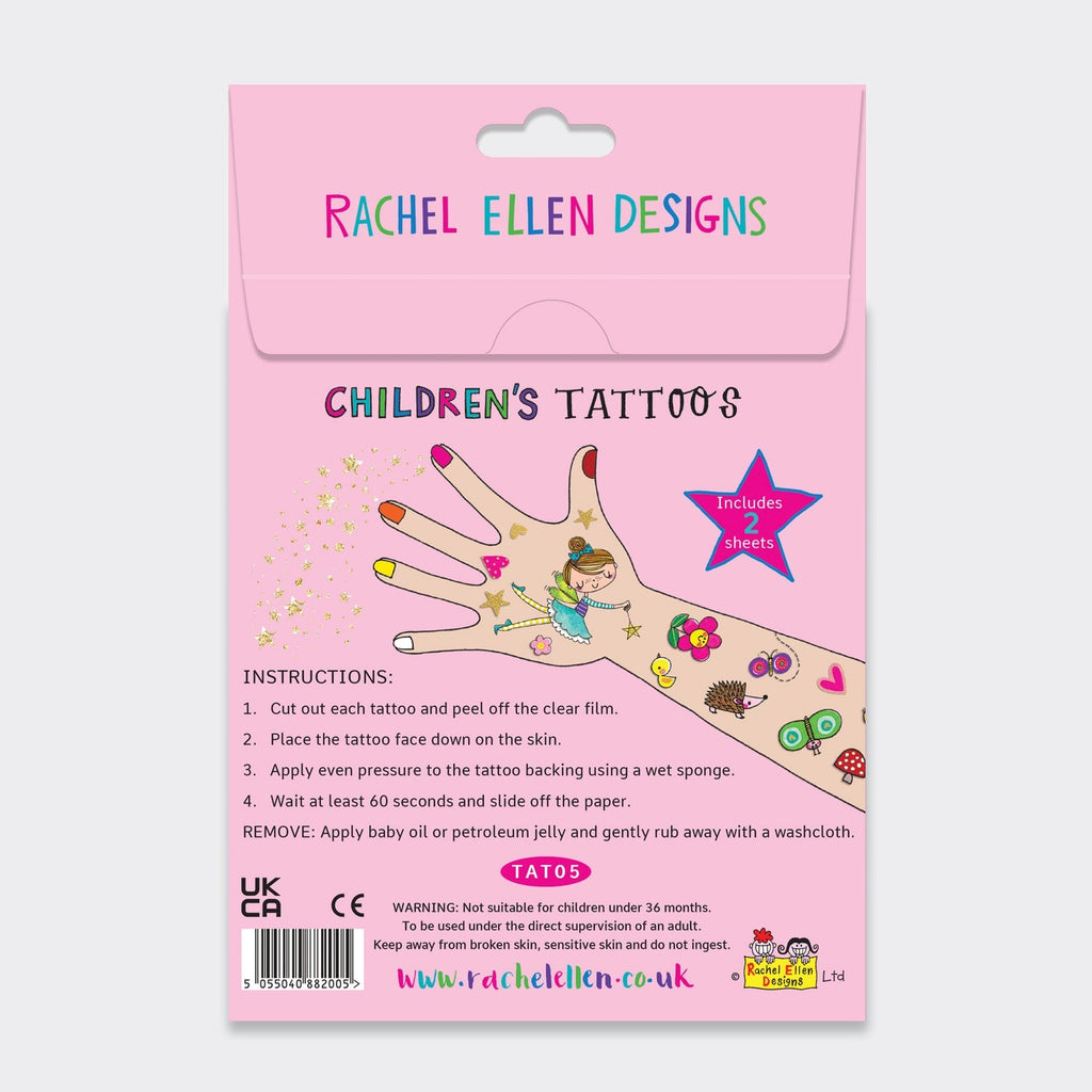Children's Fairy Friends Temporary tattoo