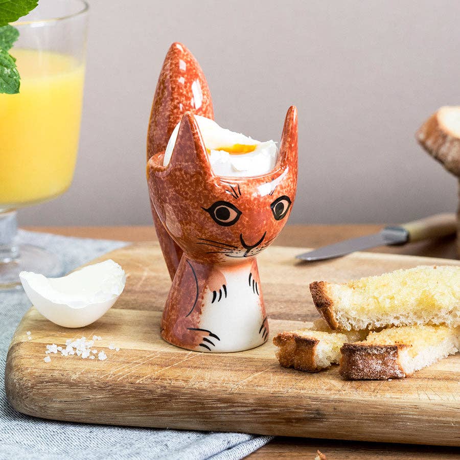Red Squirrel Egg Cup | Hannah Turner