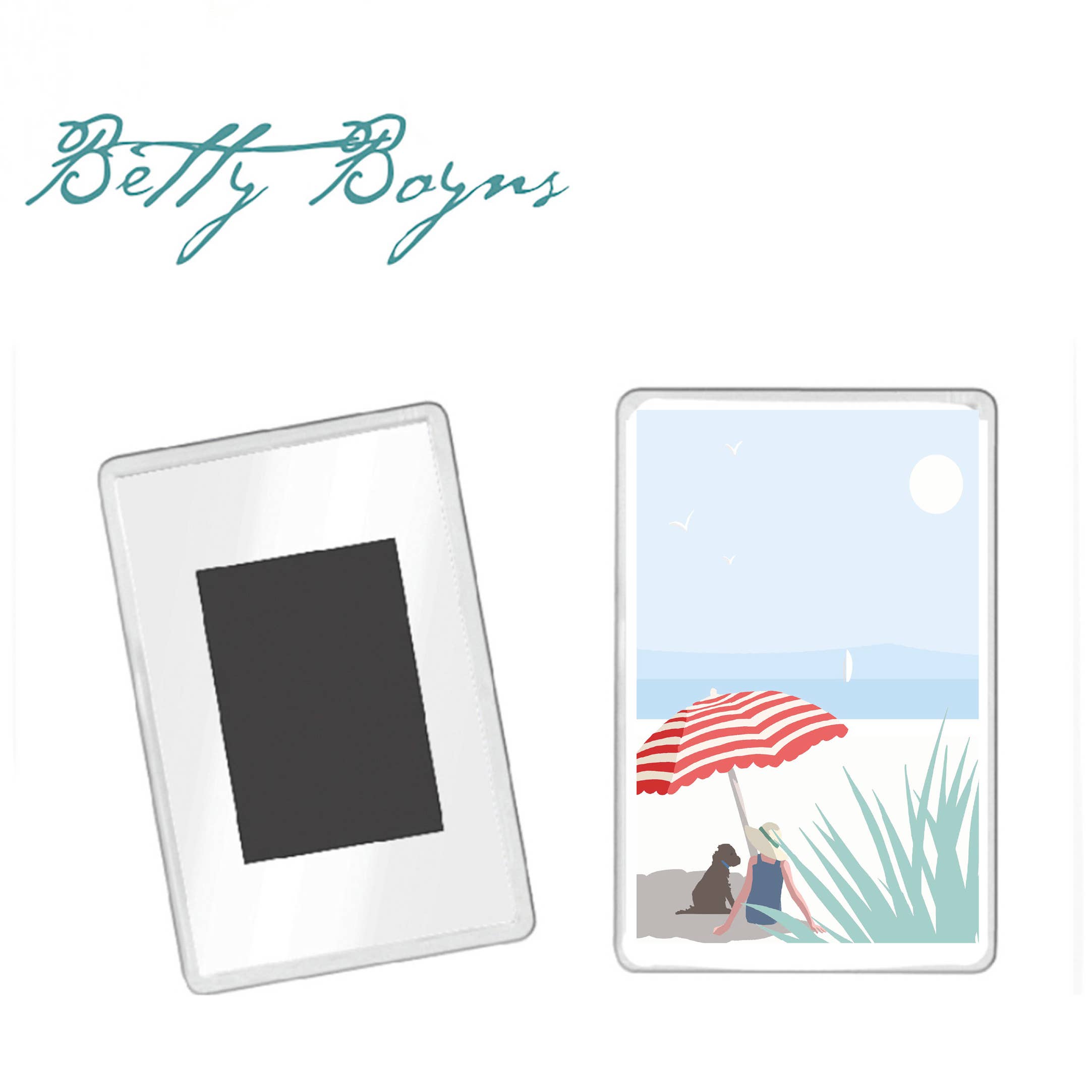Budleigh Salterton Fridge Magnet - various styles